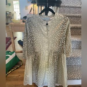 Antelope Tuckernuck Royal Shirtdress Large L